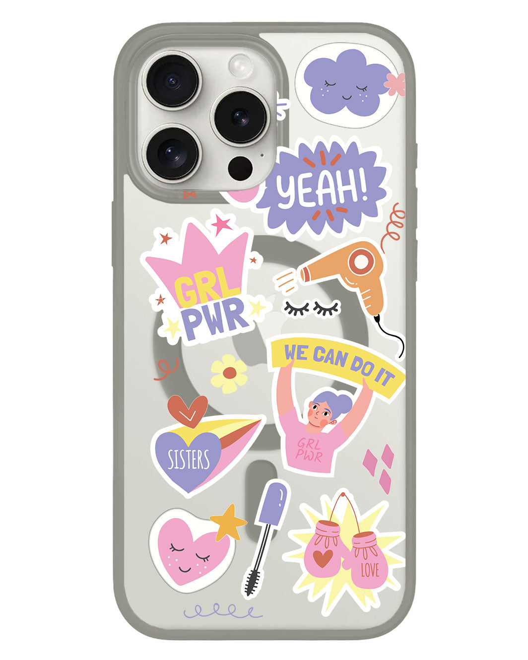 สติ๊กเกอร์แพ็ค Girl Power สำหรับ iPhone Rearguard Hybrid