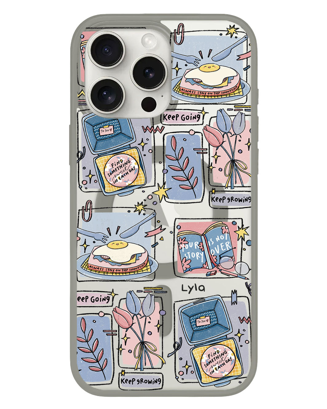 iPhone Rearguard Hybrid - โกรว์ (Sunnysidearteu)
