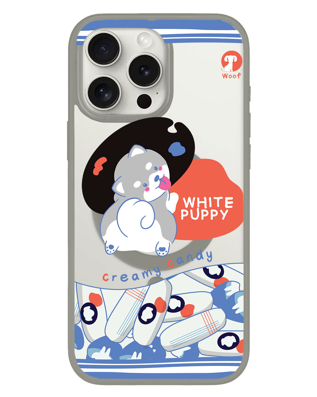 iPhone Rearguard Hybrid - White Puppy