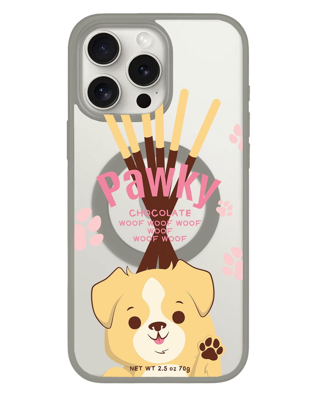 واقي خلفي هجين لهاتف iPhone - Pawky Dog