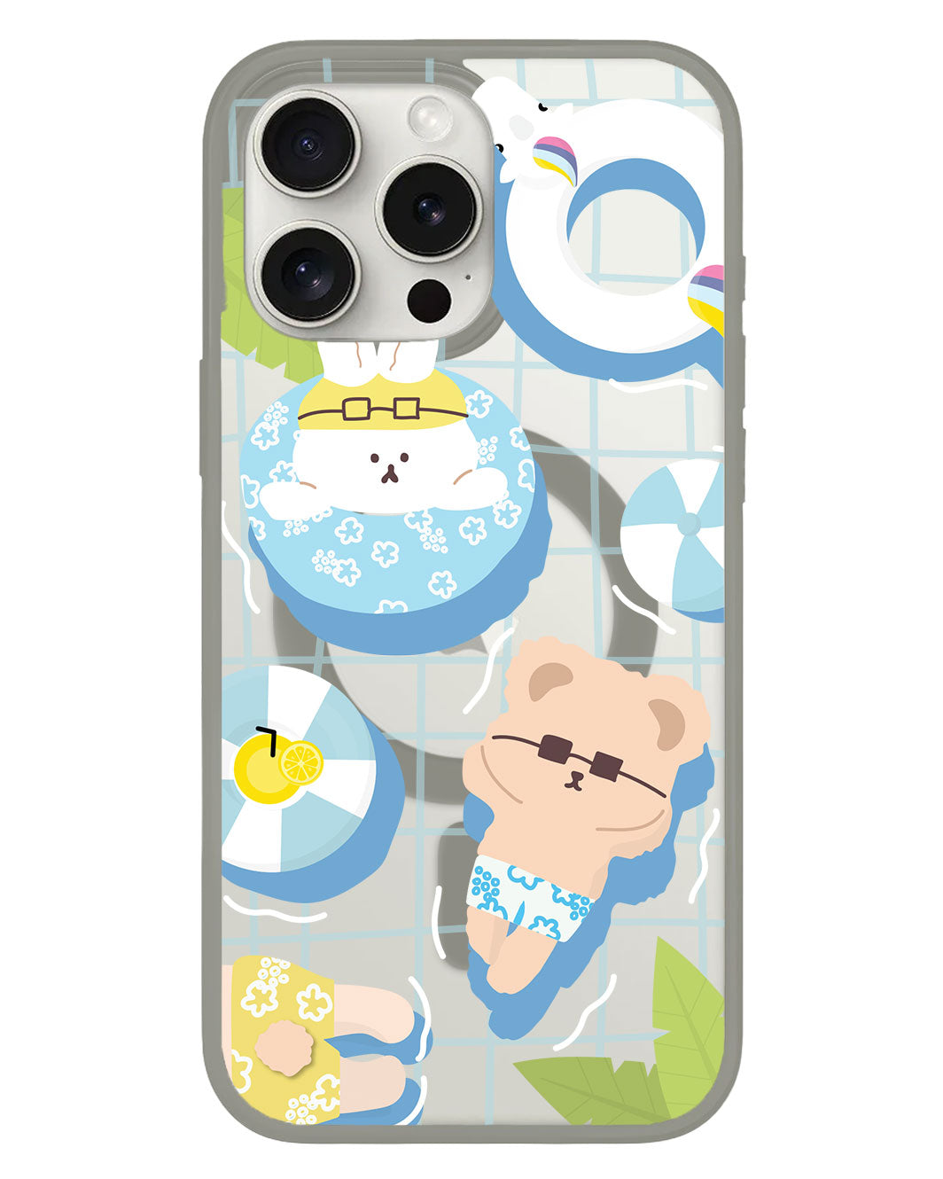 iPhone Rearguard Hybrid - สี Pool Party Blue