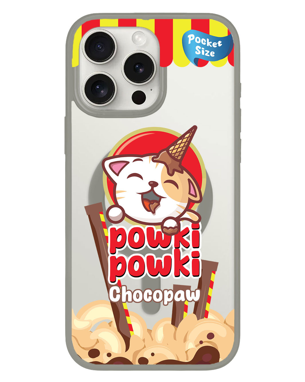 واقي خلفي هجين لهاتف iPhone - Powki Powki