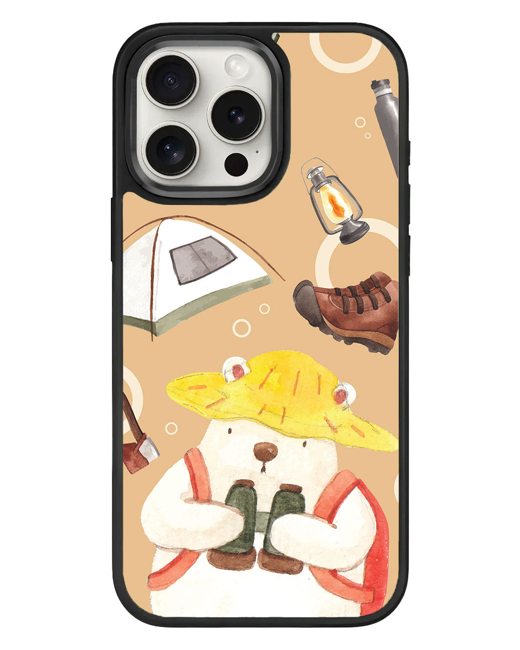 جراب iPhone Standee Grip - مغامرة الدب