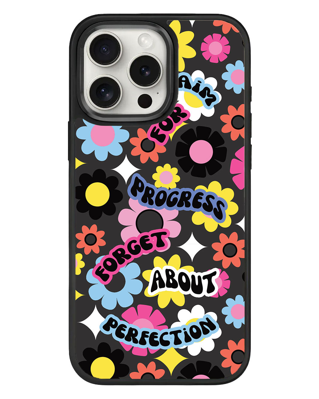حافظة iPhone Standee Grip - Aim التقدم وليس الكمال