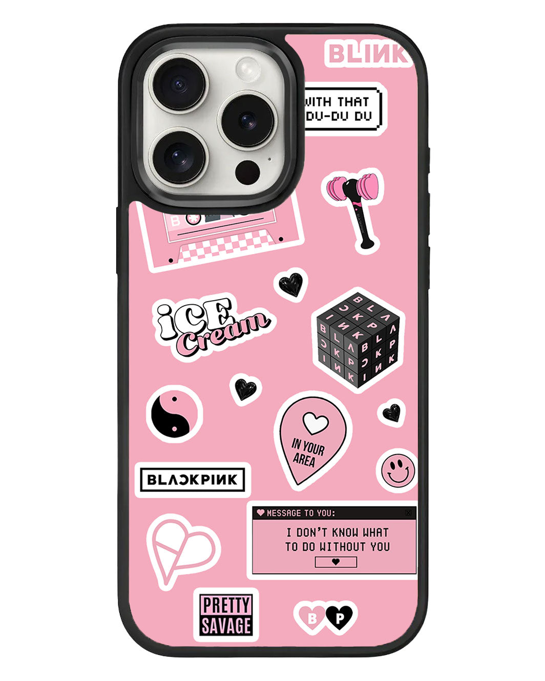 جراب iPhone Standee Grip - مجموعة ملصقات Blackpink