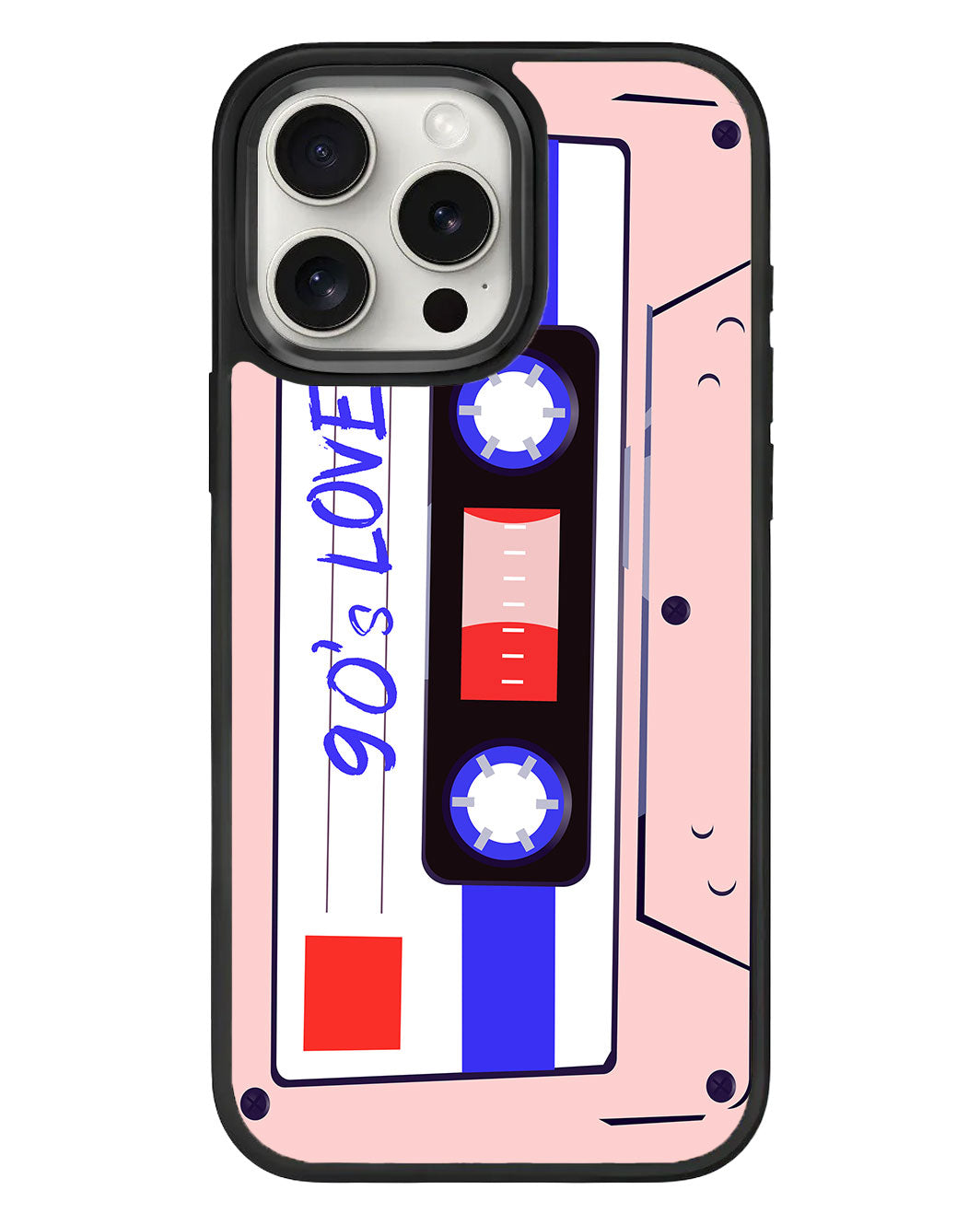 جراب iPhone Standee Grip - كاسيت التسعينيات
