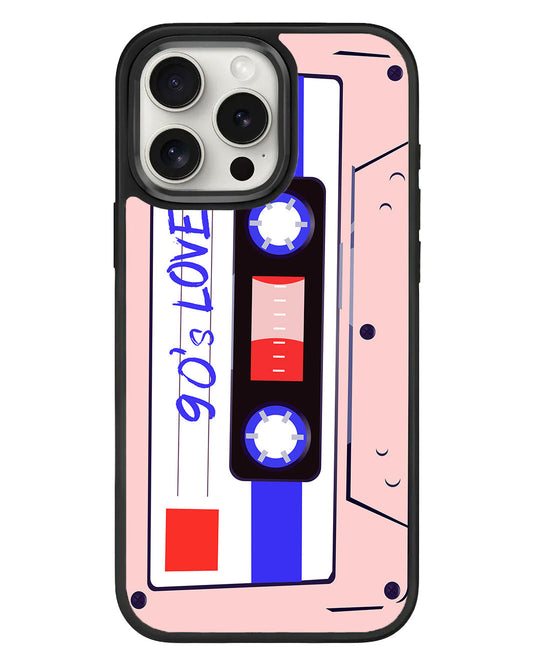 iPhone Standee Grip Case - 90's Cassette