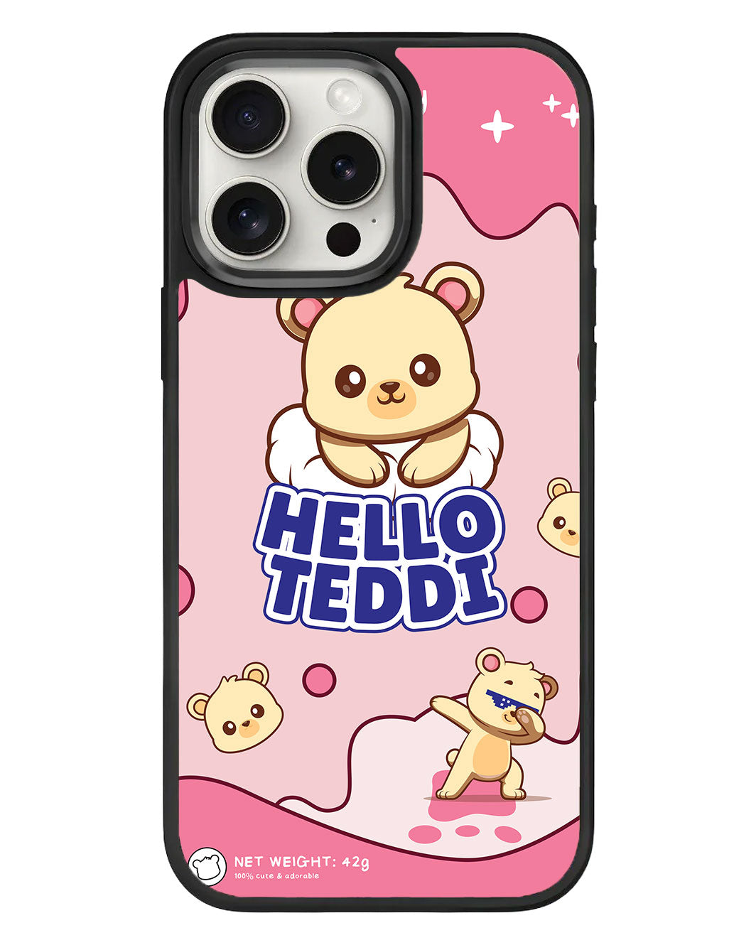 เคส iPhone Standee Grip - Hello Teddy 2.0