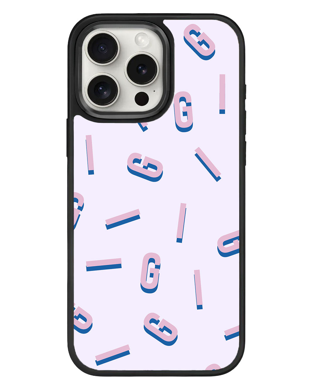 เคส iPhone Standee Grip - Monogram 1.0 Cotton Candy