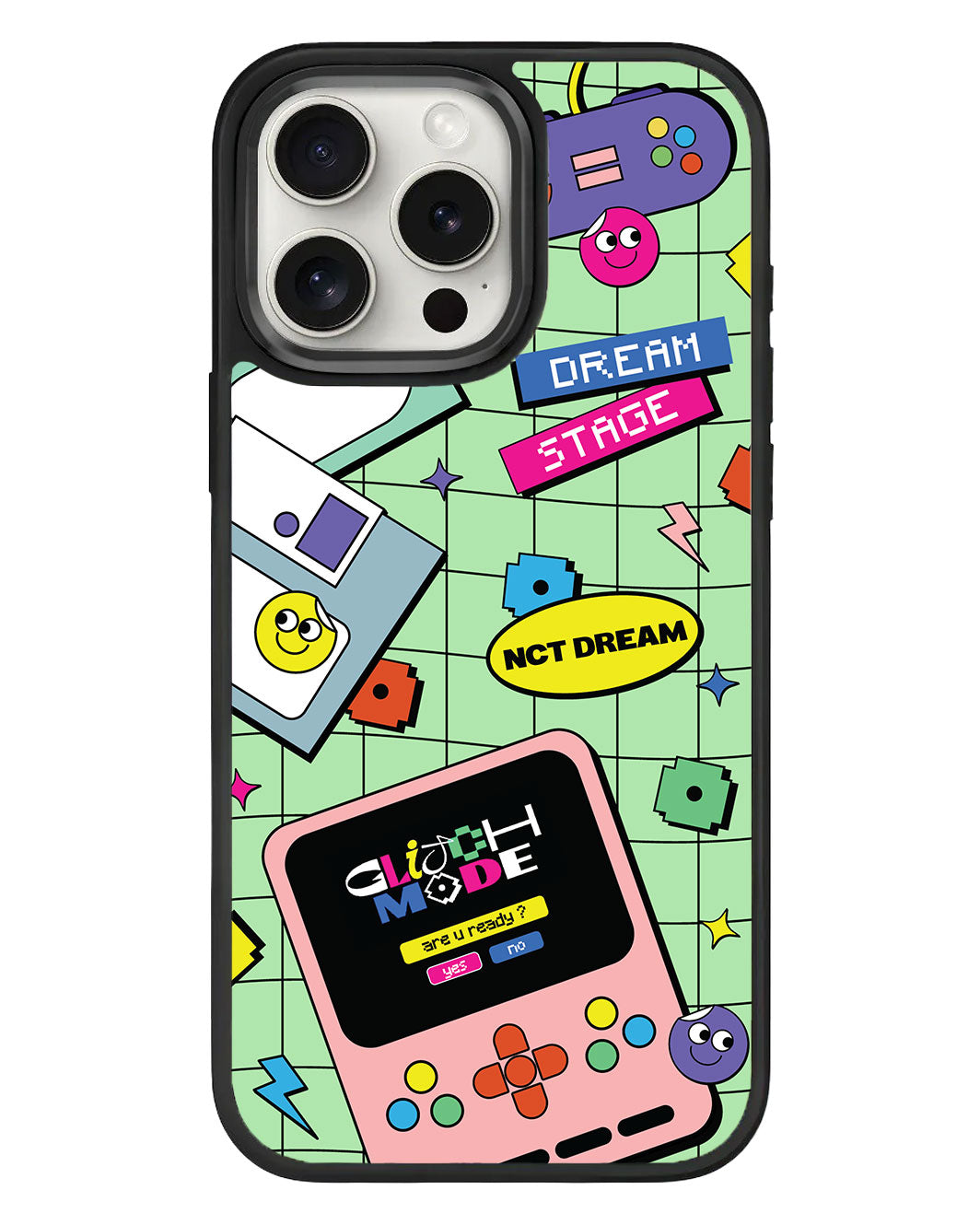 جراب iPhone Standee Grip - وضع NCT Glitch