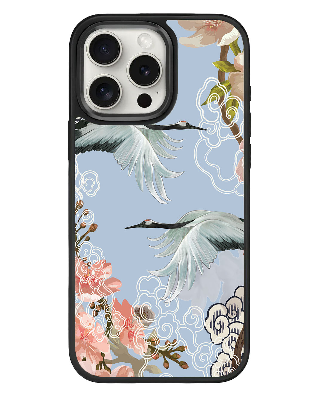 جراب iPhone Standee Grip - لوحة زيتية للطيور