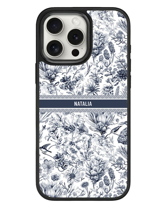 iPhone Standee Grip Case - Toile Du Juoy Botanica