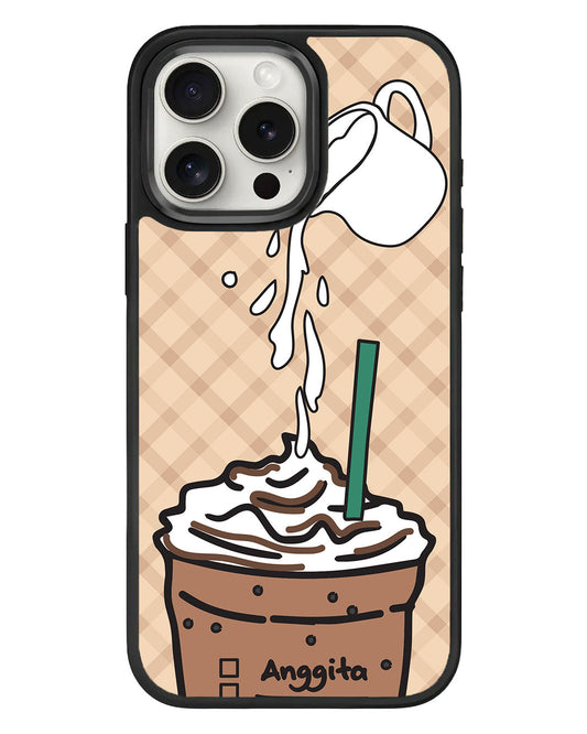 iPhone Standee Grip Case - Coffee Frappe