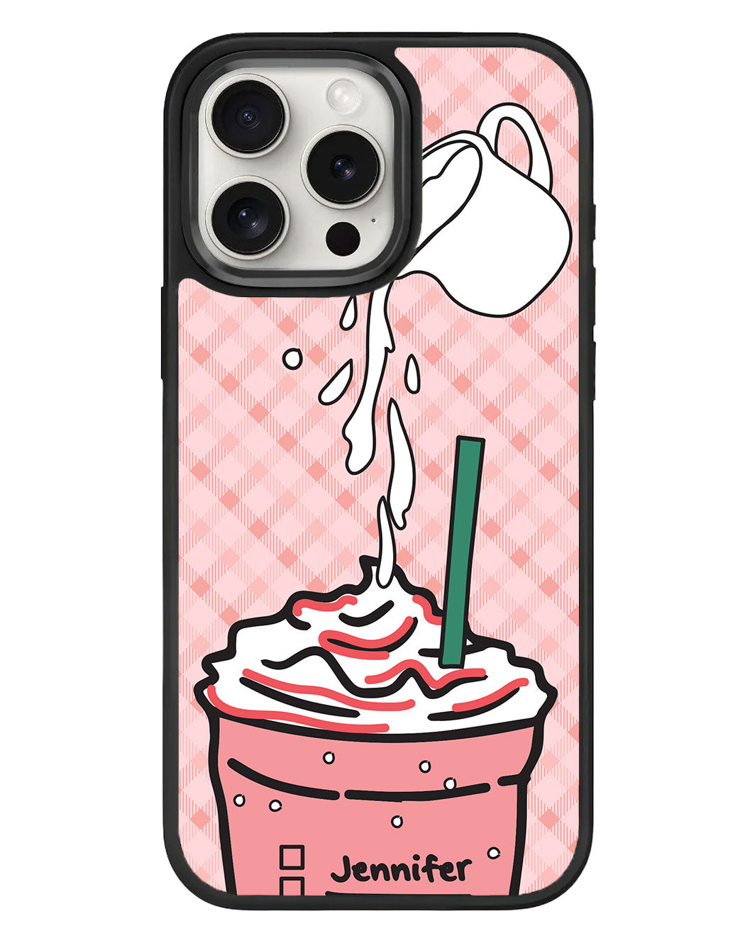 เคส iPhone Standee Grip - สี Raspberry Frappe