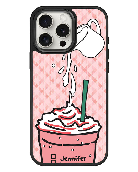 iPhone Standee Grip Case - Raspberry Frappe