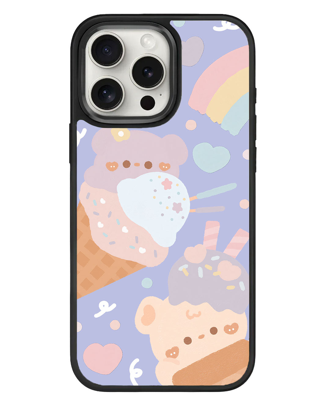 جراب iPhone Standee Grip - آيس كريم للدب