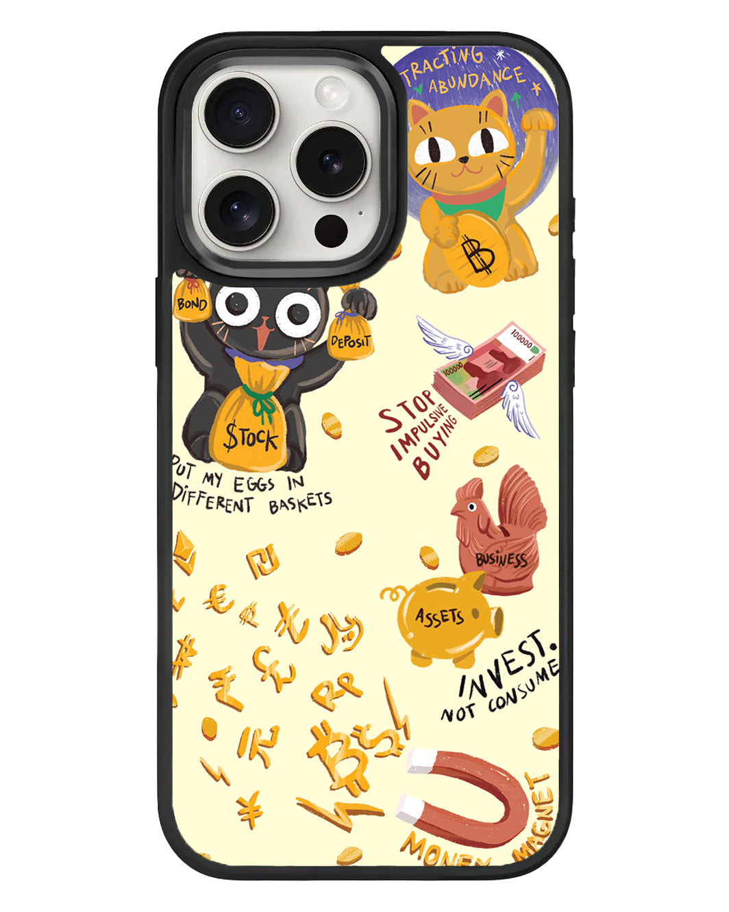 جراب iPhone Standee Grip - أنا... مغناطيس المال!!!