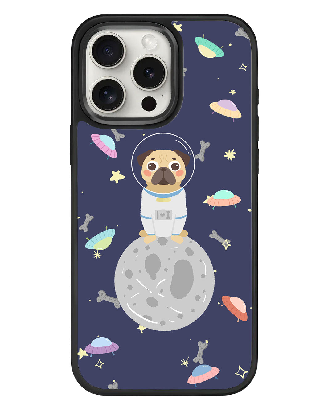 جراب iPhone Standee Grip - Pugstronaut