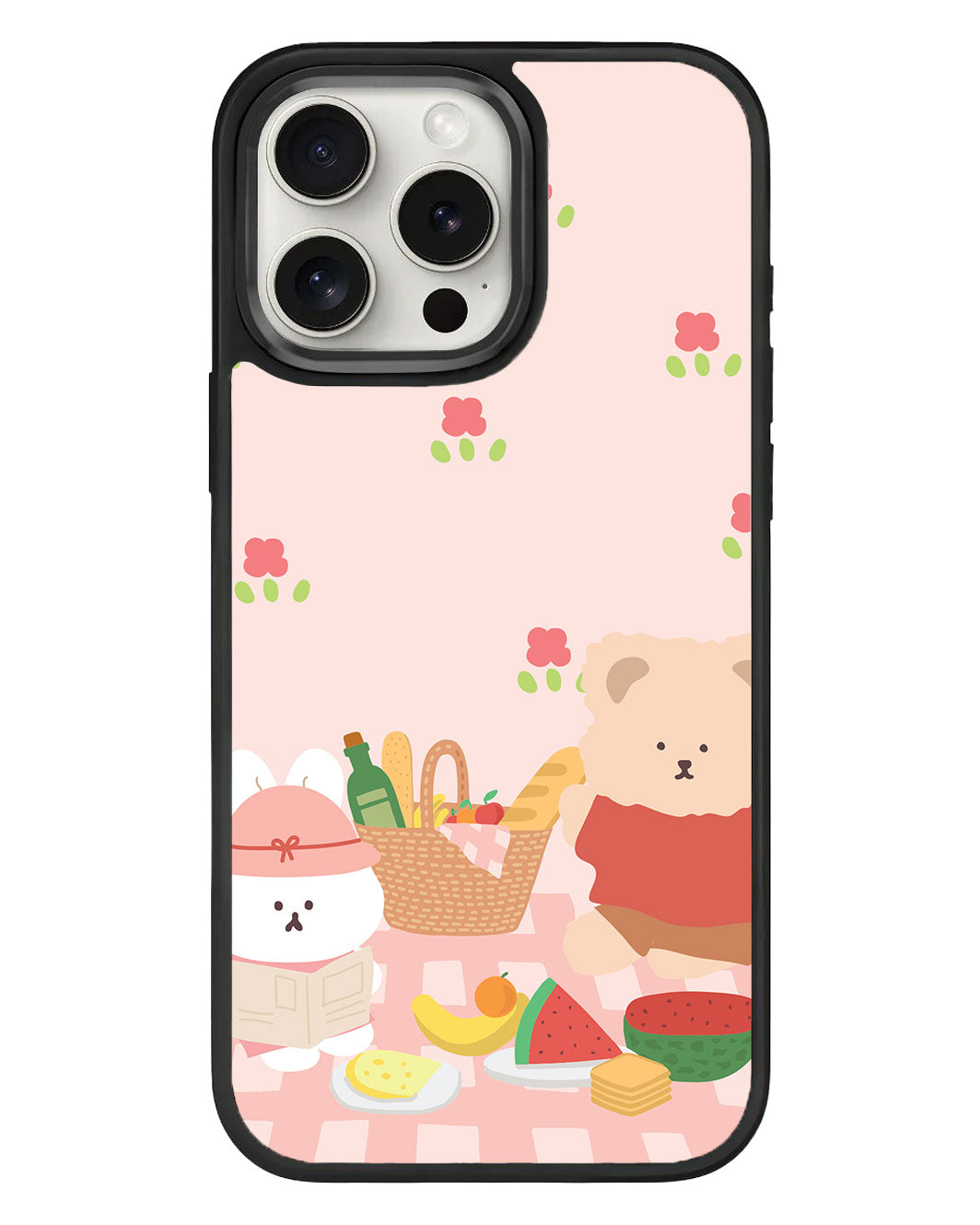 เคส iPhone Standee Grip - สี Picnic Pink