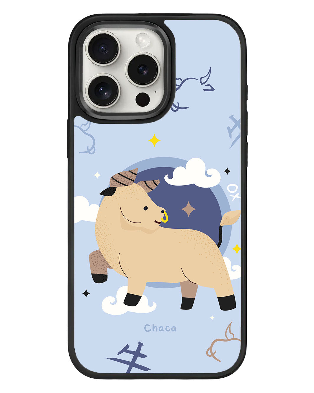 เคส iPhone Standee Grip - วัว (นักษัตรจีน / ชิโอ)