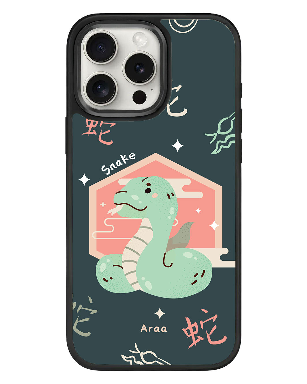 جراب iPhone Standee Grip - ثعبان (برج صيني / شيو)