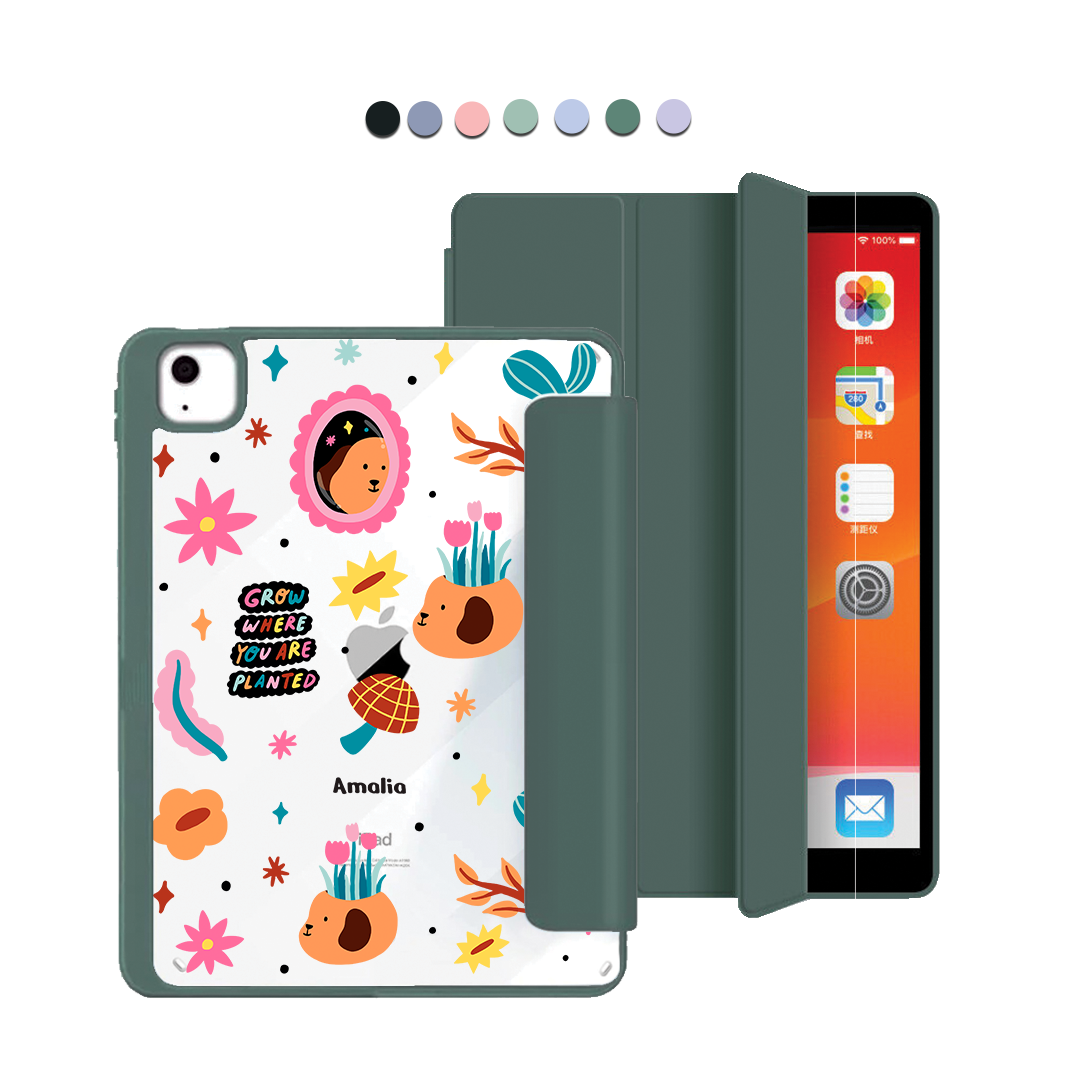 ฝาพับอะคริลิกสำหรับ iPad - Grow and Bloom