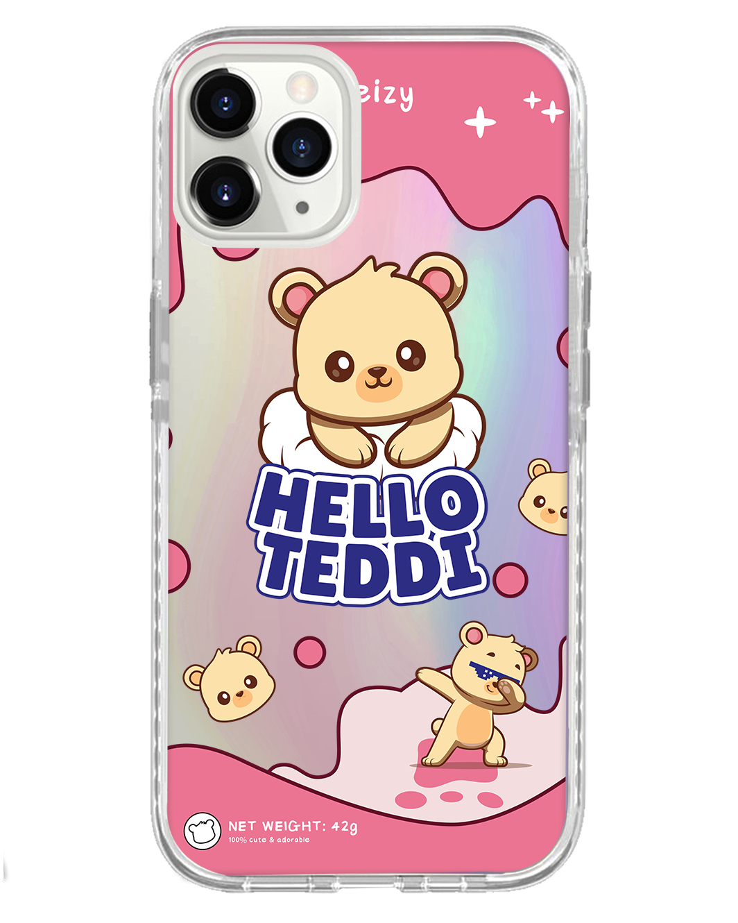 حماية خلفية لجهاز iPhone Holo - Hello Teddy 2.0