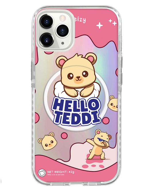 حماية خلفية لجهاز iPhone Holo - Hello Teddy 2.0