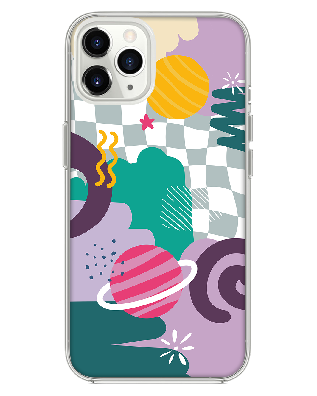 واقي خلفي هجين لجهاز iPhone - Abstract Planet 3.0