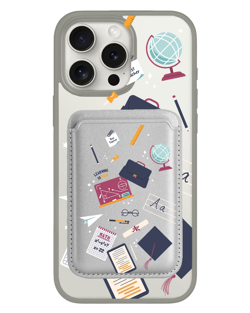 เคสไอโฟนแบบแม่เหล็ก - ครู