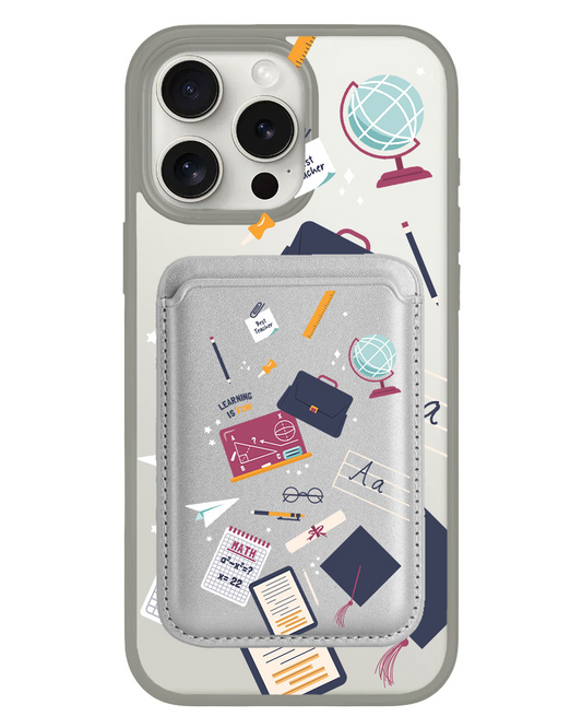 حافظة محفظة مغناطيسية للآيفون - معلم