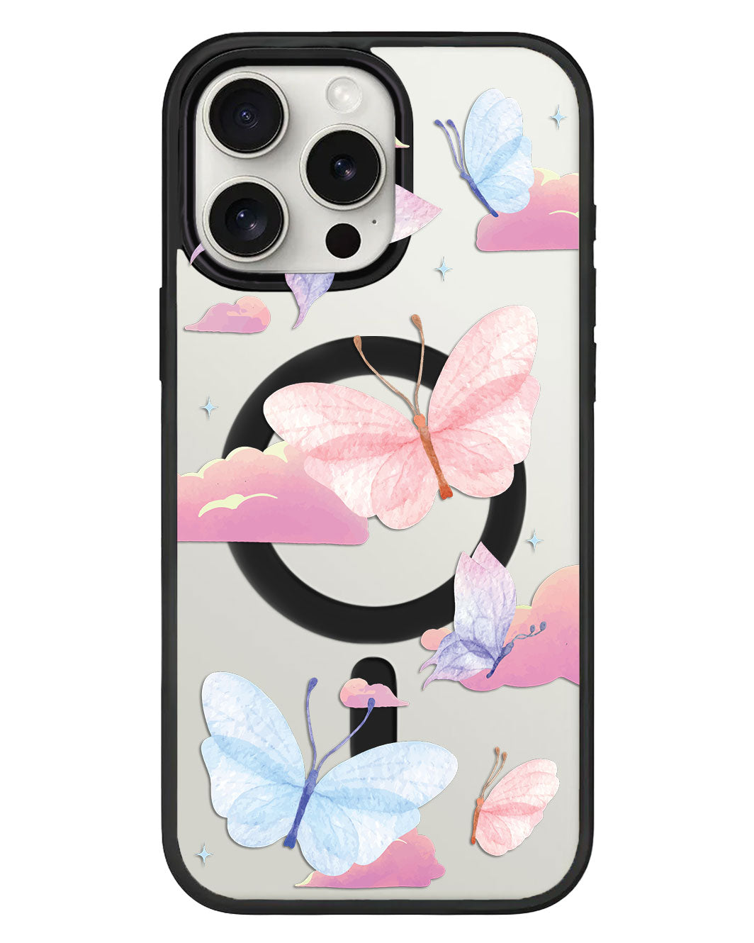 iPhone Rearguard Hybrid - Butterfly Clouds
