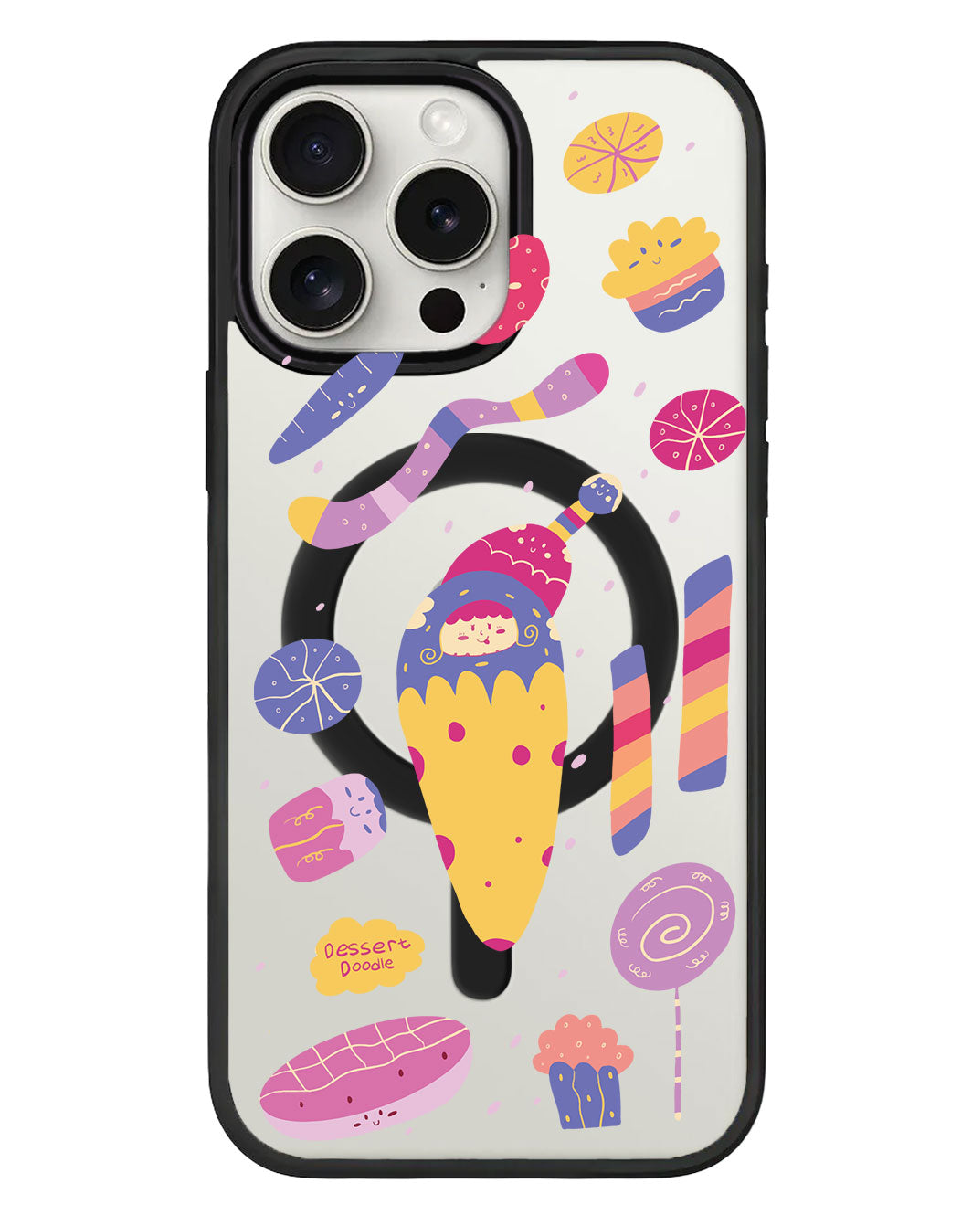 iPhone Rearguard Hybrid - ขนมหวาน Doodle