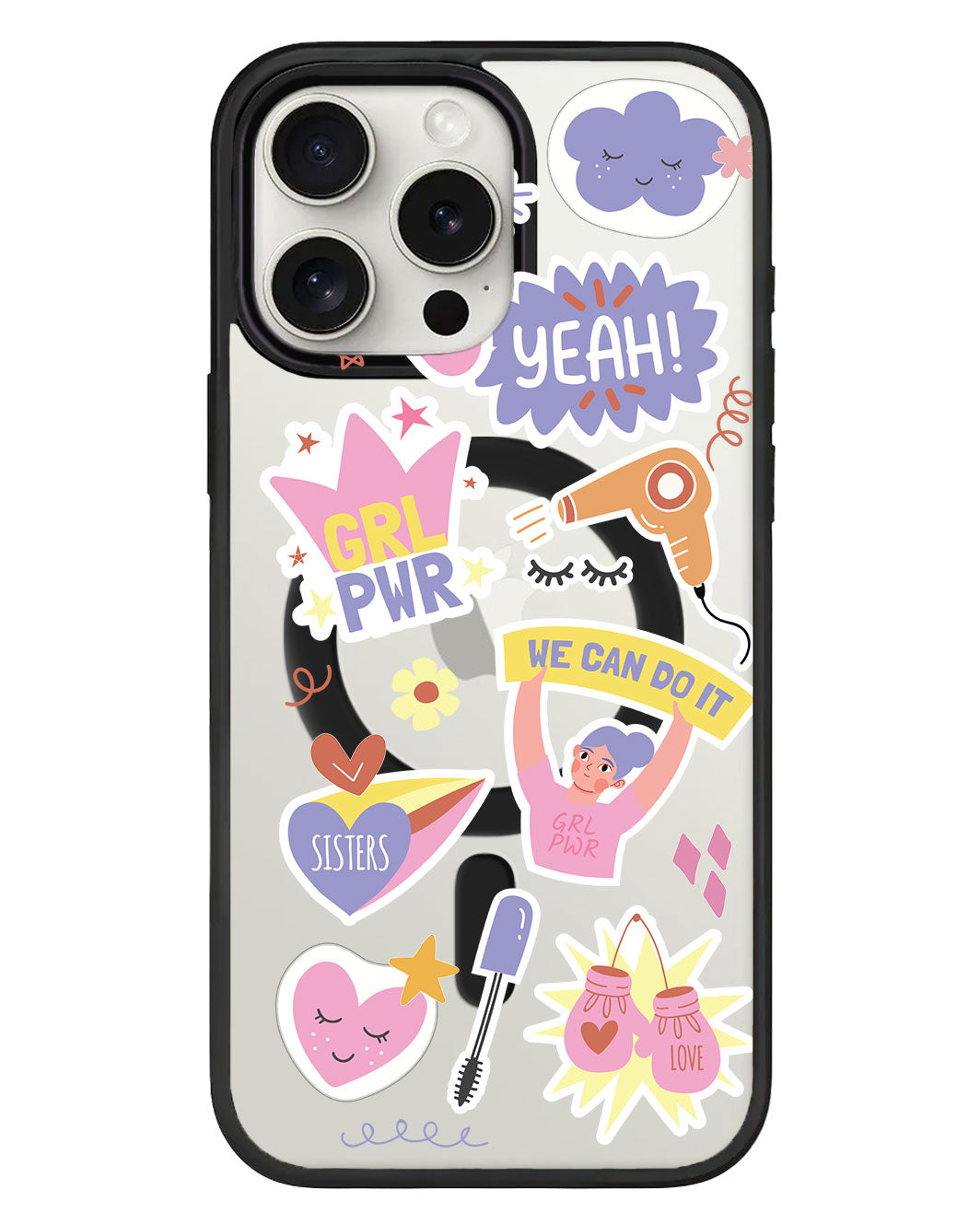 สติ๊กเกอร์แพ็ค Girl Power สำหรับ iPhone Rearguard Hybrid