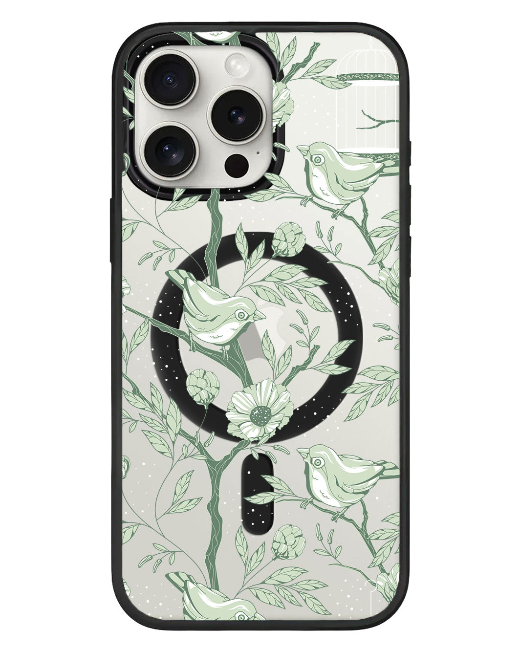 واقي خلفي هجين لجهاز iPhone - Lovebird Monochrome 4.0