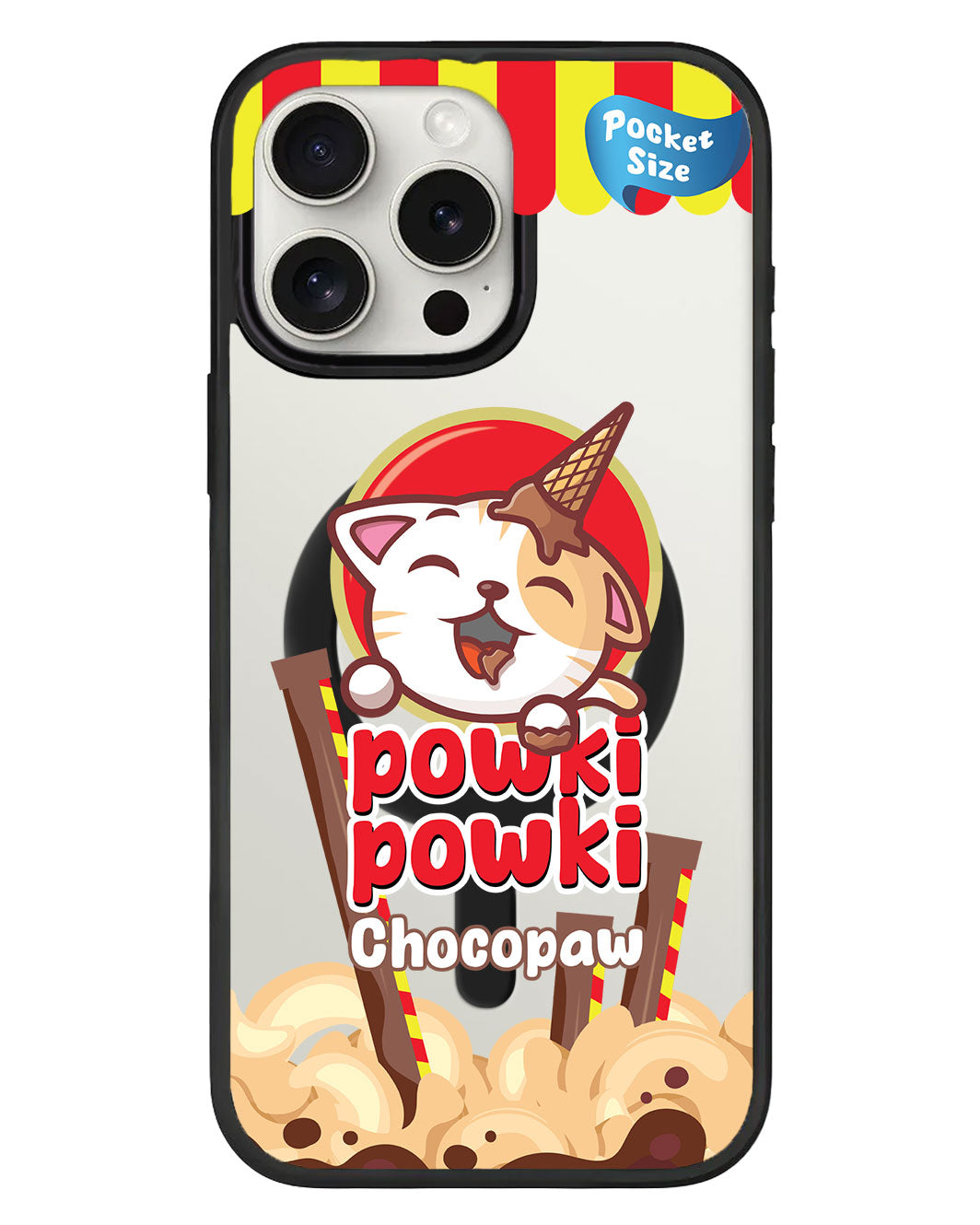 واقي خلفي هجين لهاتف iPhone - Powki Powki