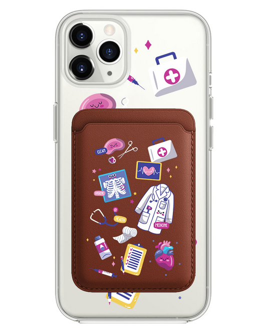 حافظة محفظة مغناطيسية للآيفون - دكتور