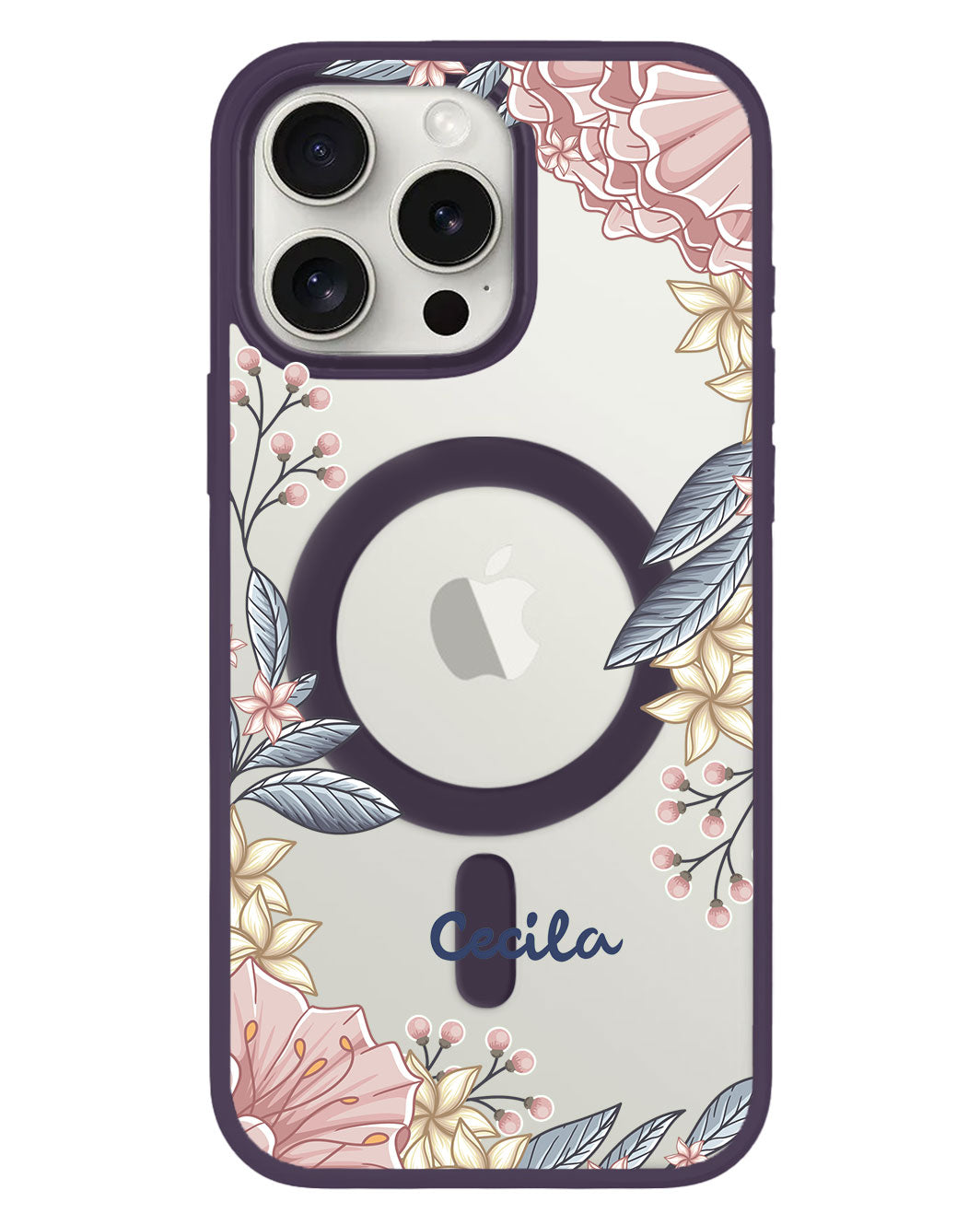 iPhone Rearguard Hybrid - Pink Floral