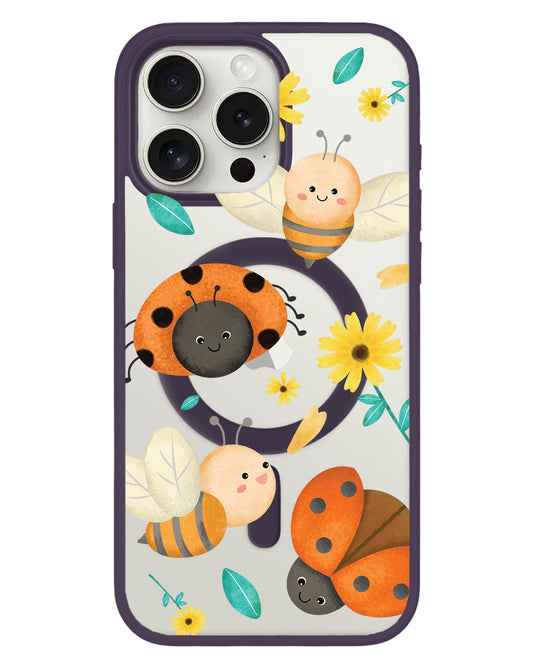 واقي خلفي هجين لهاتف iPhone - Lady Bug & Bee