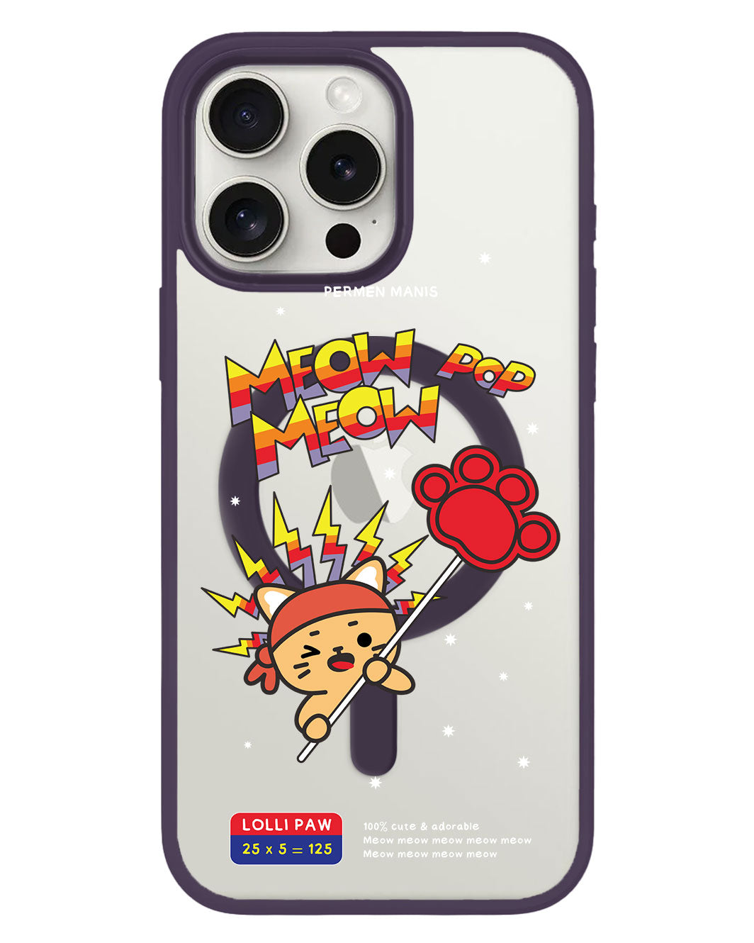 เคส iPhone Rearguard Hybrid - Meow Pop 1.0