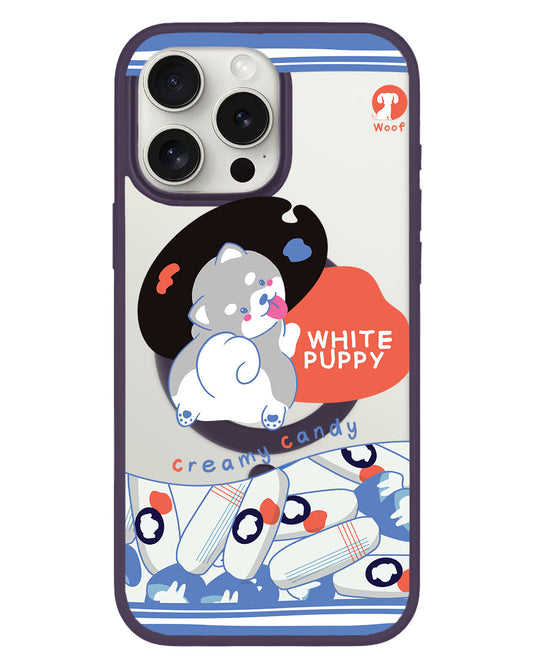 iPhone Rearguard Hybrid - ลูกหมาสีขาว