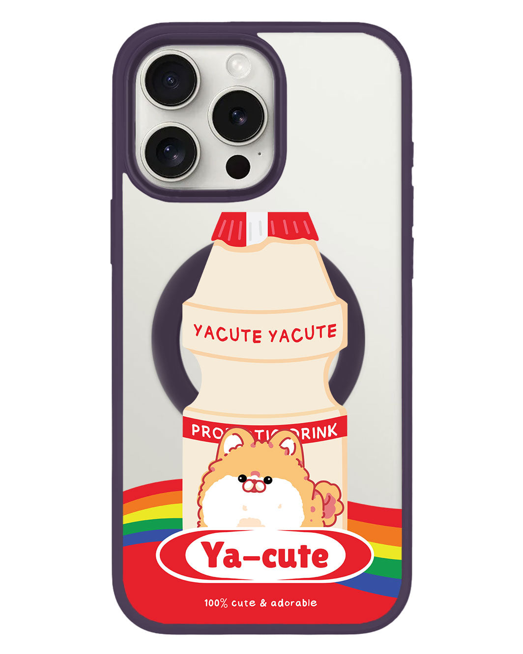 واقي خلفي هجين لهاتف iPhone - Yacute Dog