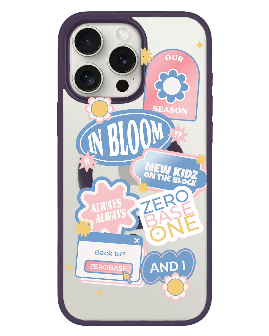 iPhone Rearguard Hybrid - Zerobaseone Song Sticker Pack
