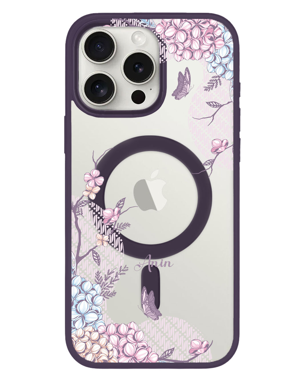 iPhone Rearguard Hybrid - ลายดอกไม้บาติก