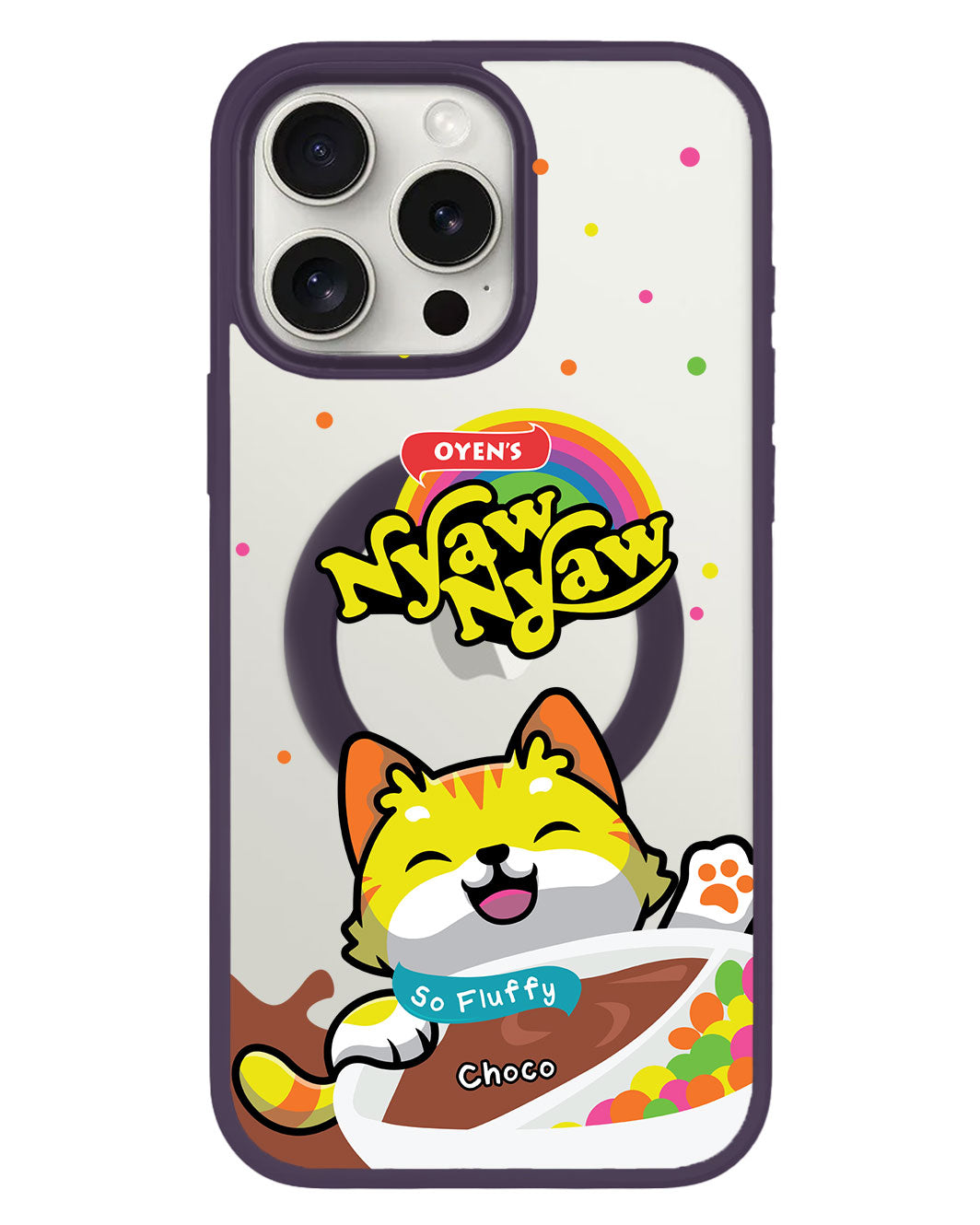 واقي خلفي هجين لجهاز iPhone - Nyaw Nyaw