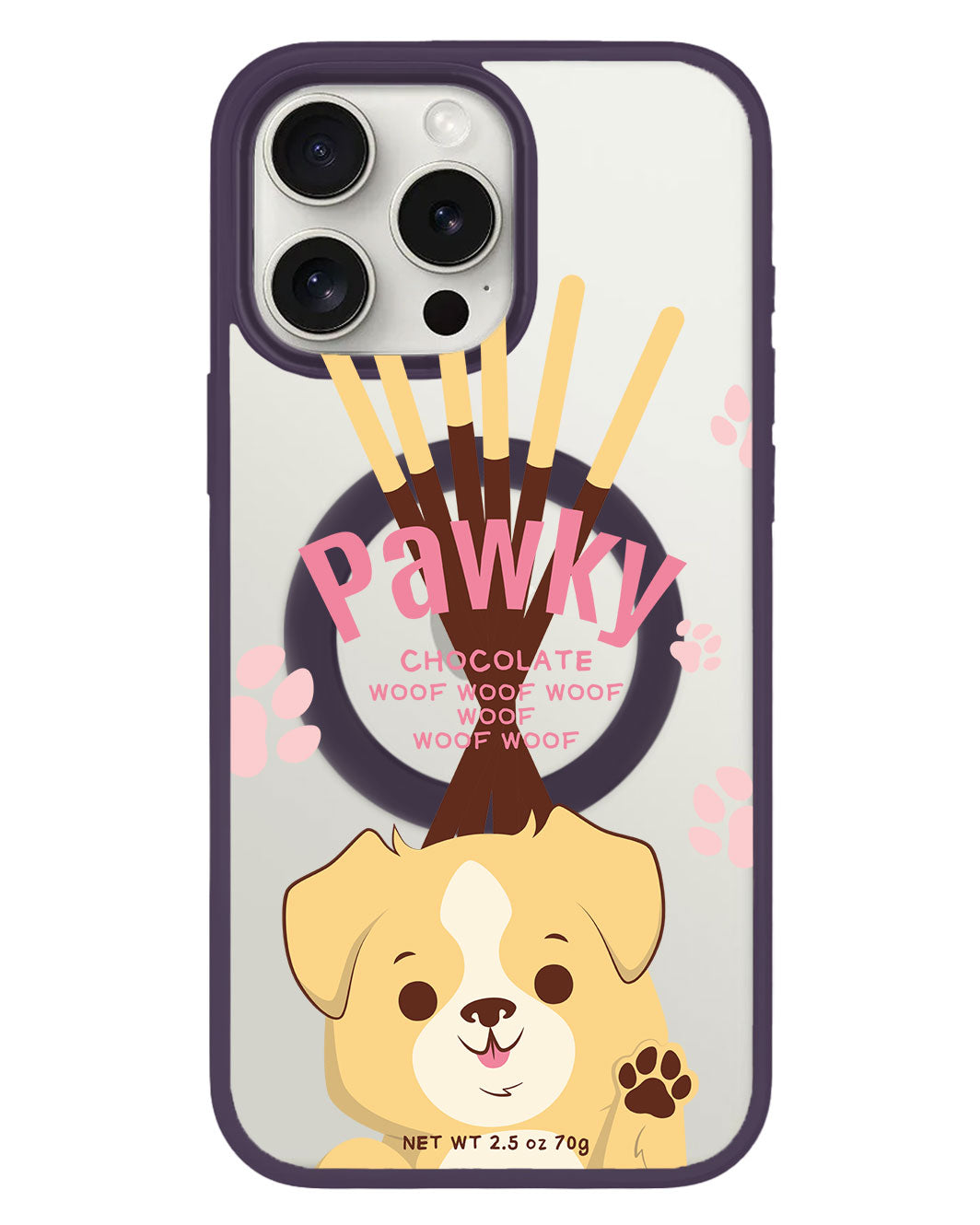 واقي خلفي هجين لهاتف iPhone - Pawky Dog