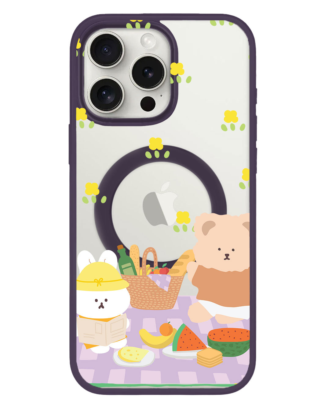 iPhone Rearguard Hybrid - สี Picnic Bear Lilac