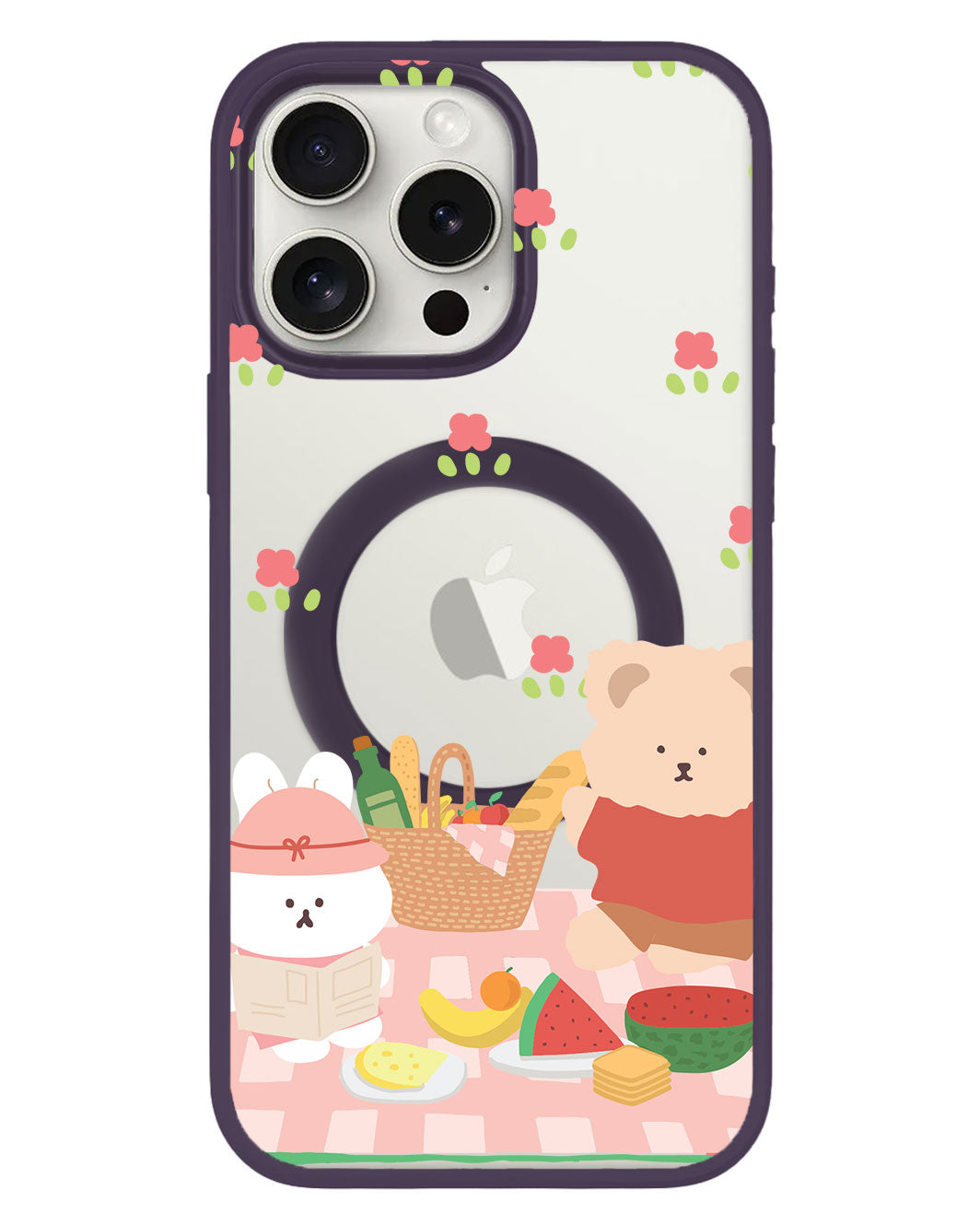iPhone Rearguard Hybrid - สี Picnic Bear Pink