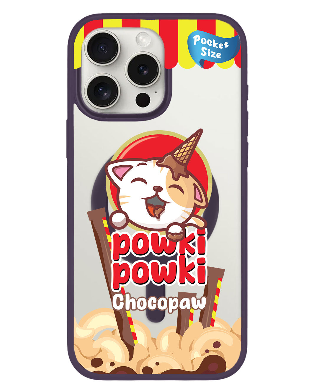 واقي خلفي هجين لهاتف iPhone - Powki Powki