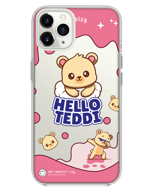 واقي خلفي هجين لجهاز iPhone - Hello Teddy 2.0